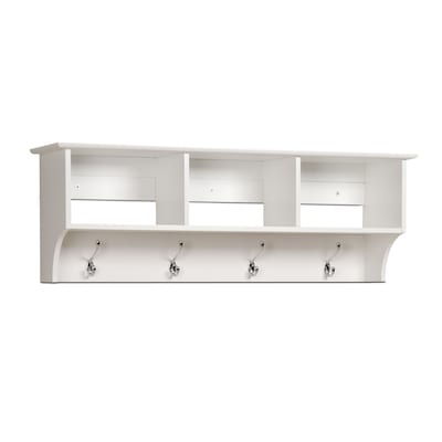 Prepac™ Sonoma Entryway Cubbie Shelf, 48" x 11.5", White