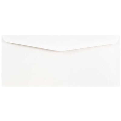 JAM Paper #10 Business Envelope, 4 1/8 x 9 1/2, White, 100/Pack (35532I)