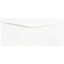 JAM Paper® #10 Business Commercial Envelopes, 4.125 x 9.5, White, 50/Pack (35532H)