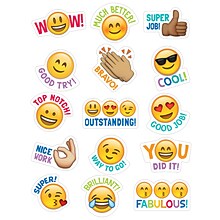 Creative Teaching Press Emoji Fun Rewards Stickers, 75 ct. (CTP4143)