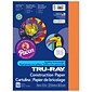 Pacon Tru-Ray 9" x 12" Construction Paper, Electric Orange, 50 Sheets/Pack, 6/Pack (PAC103404)