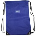 Sargent Art® Drawstring Backpack Plain, Royal Blue