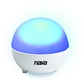 Naxa nas-3073 Glow Bluetooth Portable Speaker; White/Blue