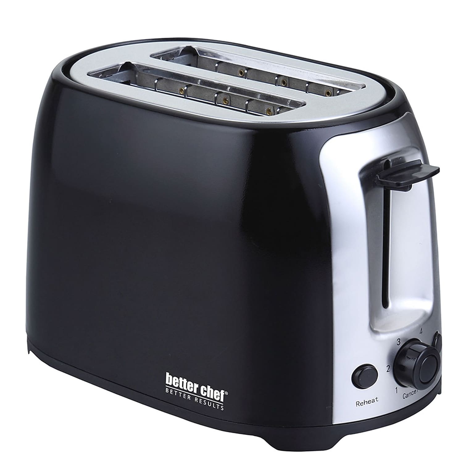 Better Chef 4 Slices Toaster, Black (93595026M)