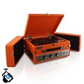 PyleHome Retro Vintage Classic Style Bluetooth Turntable Record Player; 110 V (pltt82btor)