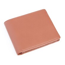 Royce Leather RFID Blocking Mens Bifold Wallet with Double ID Display(RFID-110-TAN-5)