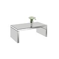 Monarch Specialties Coffee Table In A Mirrored Finish ( I 3715 )
