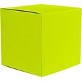 LUX® Small Cube Gift Boxes, 2 5/32 x 2 1/8 x 2 5/32, Wasabi Green, 250 Qty (SCUBE-L22-250)