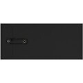 LUX #10 Button & String Envelopes (4 1/8 x 9 1/2) 1000/Box, Midnight Black (10BS-B-1M)