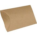 LUX® Medium Pillow Boxes, 2 1/2 x 7/8 x 4, 18 pt. Grocery Bag Brown, 250 Qty (MPB-GB-250)