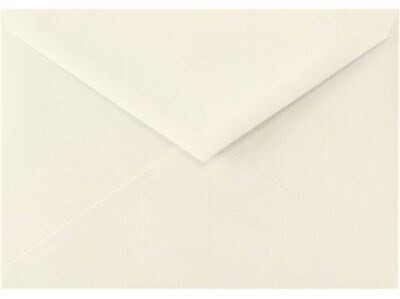 LUX 5 1/2 BAR Envelopes (4 3/8 x 5 3/4) 500/Box, Natural Linen (512BAR-NLI-500)