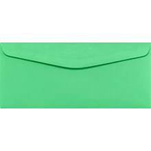 LUX #9 Business Envelope, 3 7/8 x 8 7/8, Bright Green, 250/Pack (WS-2037-250)