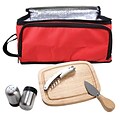 Natico Picnic Set Cooler Bag 6 Piece Red (60-910-RD)