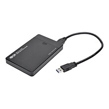 Tripp Lite USB 3.0 SuperSpeed External 2 1/2 SATA Hard Drive Enclosure; Black (U357-025-UASP)