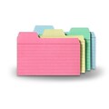 Find It 3 x 5 Tabbed Index Cards, Assorted Colors, 48/Pack (FT07216)