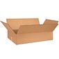 Flat Corrugated Boxes, 30" x 20" x 8", Kraft, 15/Bundle (30208)