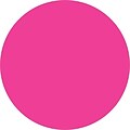 Tape Logic® Inventory Circle Labels, 3/4, Fluorescent Pink, 500/Roll (DL610K)