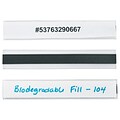 Hol-Dex® Magnetic Plastic Label Holders, 1 x 6, Clear, 12/Case (LH114)