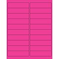 Tape Logic® Rectangle Laser Labels, 4 x 1, Fluorescent Pink, 2000/Case (LL177PK)