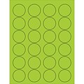 Tape Logic® Circle Laser Labels, 1 5/8, Fluorescent Green, 2400/Case (LL193GN)