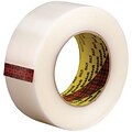 3M 865 Strapping Tape, 6.4 Mil, 2 x 60 yds., Clear, 24/Case (T917865)