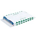 Quality Park Survivor First Class Self Seal Catalog Envelope, 10 x 13, White/Green, 100/Carton (R4