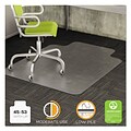 Deflecto Duramat Moderate Use Chair Mat For Low Pile Carpet, 45 X 53 W/lip, Clear (DEFCM13233COM)