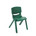 ECR4Kids 16 Resin School Stack Chair - Green, (ELR-15416-GN)