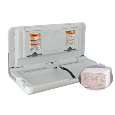ECR4Kids Horizontal Changing Station with 500 Pads (ELR-18009)