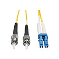 Tripp Lite N368-10M 10 m LC to ST Duplex Fiber Optic Patch Cable, Yellow