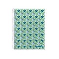 Miquelrius Heart Badges 4-subject Notebook, College Ruled, 8.5 x 11 (49882)