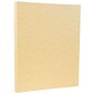 JAM Paper Parchment 65 lb. Cardstock Paper, 8.5" x 11", Antique Gold Yellow, 50 Sheets/Pack (27179)