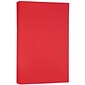 JAM Paper 30% Recycled 8.5 x 14 Color Copy Paper, 24 lbs., Red, 500 Sheets/Ream (101337B)