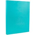 JAM Paper 8.5 x 11 Color Copy Paper, 24 lbs., Blue Recycled, 100 Sheets/Pack (101592)
