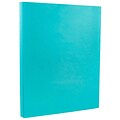 JAM Paper 8.5 x 11 Colored Copy Paper, 24 lbs., Sea Blue Recycled, 500 Sheets/Ream (102657B)