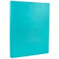 JAM Paper® Smooth Colored Paper, 24 lbs., 8.5" x 11", Sea Blue Recycled, 100 Sheets/Pack (102657)