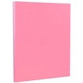 JAM Paper Smooth Colored 8.5 x 11 Copy Paper, 24 lbs., Ultra Pink, 100 Sheets/Pack (103564)