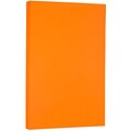 JAM Paper Smooth Colored 8.5 x 14 Paper, 24 lbs., Orange Recycled, 100 Sheets/Pack (103689)