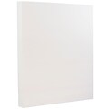 JAM Paper® Strathmore Paper - 8.5 x 11 - 24lb Bright White Linen - 100/pack
