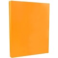 JAM Paper 65 lb. Cardstock Paper, 8.5 x 11, Ultra Orange, 250 Sheets/Ream (151027B)