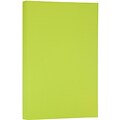 JAM Paper Smooth Colored 8.5 x 14 Copy Paper, 24 lbs., Ultra Lime Green, 500 Sheets/Ream (0151048B