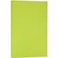 JAM Paper Smooth Colored 8.5" x 14" Copy Paper, 24 lbs., Ultra Lime Green, 500 Sheets/Ream (0151048B)