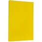 JAM Paper Smooth Colored 8.5" x 14" Paper, 24 lbs., Yellow Recycled, 100 Sheets/Pack (151050)