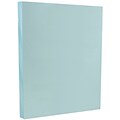 JAM Paper Vellum Bristol 67 lb. Cardstock Paper, 8.5 x 11, Blue, 50 Sheets/Pack (169820)