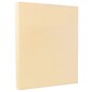 JAM Paper Vellum Bristol 67 lb. Cardstock Paper, 8.5" x 11", Cream, 50 Sheets/Pack (169824)