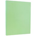 JAM Paper Vellum Bristol 67 lb. Cardstock Paper, 8.5 x 11, Green, 50 Sheets/Pack (169826)