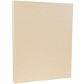 JAM Paper Parchment 65 lb. Cardstock Paper, 8.5 x 11, Natural, 50 Sheets/Pack (171116)