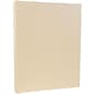 JAM Paper Parchment 65 lb. Cardstock Paper, 8.5" x 11", Natural, 50 Sheets/Pack (171116)