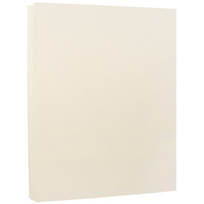 JAM Paper® Strathmore Paper - 8.5 x 11 - 24 lb. Strathmore Ivory Wove - 500/box