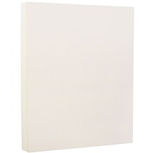 JAM Paper® Strathmore 24lb Paper, 8.5 x 11, Natural White Laid, 500 Sheets/Ream (300161B)
